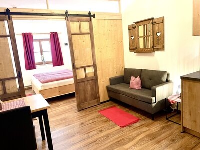 Bild-Appartement "Abendrot" Urlaub auf dem Bauernhof, Weyererhof, Samerberg